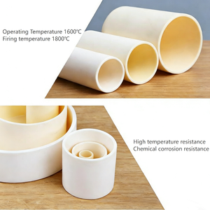 Maßgefertigter 99,7% Aluminiumoxid-Keramiktiegel für Halbleiter-Dünnschicht-Ablagerungsgeräte - Product Image 2