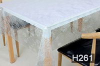 Nappe de table transparente de haute qualité, nappe de table en PVC écologique et durable, nappe rectangulaire