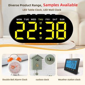 Jam Alarm Analog Quartz <span class=keywords><strong>Twin</strong></span> Bell Senyap OEM dengan Lampu Malam dan LUMINOVA untuk Pelatihan Tidur di Kamar Tidur - Product Image 6