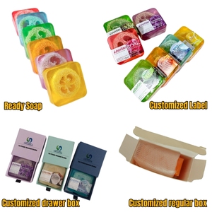 Savon Solide Artisanal aux Herbes pour le Corps, Éclaircissant, Exfoliant au Loofah, Hydratant et Soin Naturel de la Peau - Product Image 3