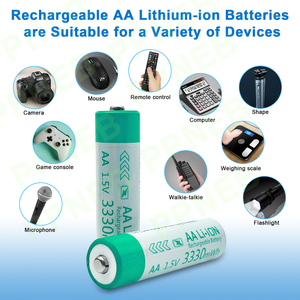Popular 4 10 Pack 1.5v 666mWh 3330mWh <strong>AA</strong> AAA Type C <strong>Battery</strong> <strong>Rechargeable</strong> Lithium <strong>Battery</strong> with Charger Box for Remote Control - Product Image 6