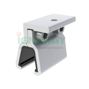 Support de montage solaire en aluminium anodisé pour toit ondulé, type angulaire - Product Image 1