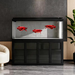 Nuevo Modelo de <span class=keywords><strong>Acuario</strong></span> Moderno de Lujo con Filtro Inferior Estrecho, Vidrio Ultra Claro, <span class=keywords><strong>Acuario</strong></span> Ecológico para Sala de Estar - Product Image 4