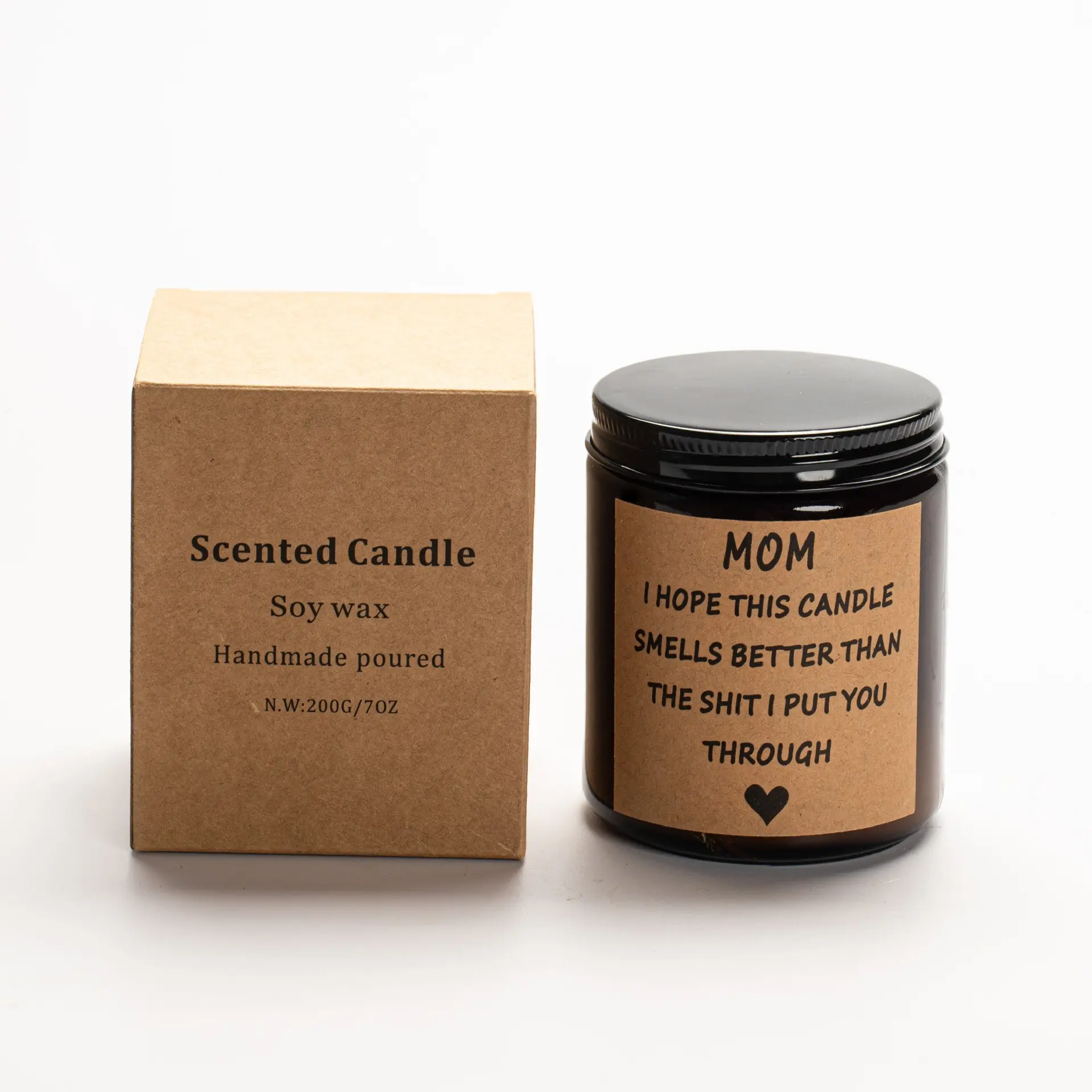DGC Mothers Day Presents Unique Scented Candles Long Burning Time Natural Soy Candle 7oz Christmas Candle Presentes para a mãe