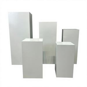 Nuevo soporte de plomo de camino de flores de boda de PVC, columnas romanas blancas de plástico alto para fiesta, accesorios de boda, decoración de escenario - Product Image 3