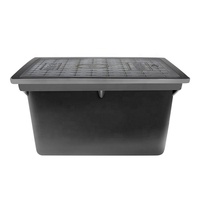 Boîte de protection pour compteur d'eau en plastique PP verrouillable avec serrure, fabriquée en Chine