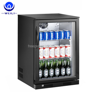 Vente en gros vitrine commerciale en acier inoxydable affichage bière réfrigérateur 118L porte en verre boissons réfrigérateur red bull - Product Image 3