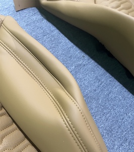 Accesorio para <span class=keywords><strong>Interior</strong></span> de coche, asientos deportivos de cubo, cojín personalizado, Funda de cuero, asiento de carreras deportivo para <span class=keywords><strong>Audi</strong></span> RS A4 A5 A6 A7 Q3 Q5L Q8 - Product Image 2