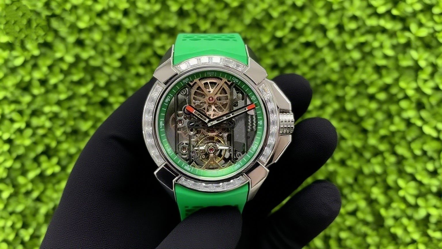 สีเขียว