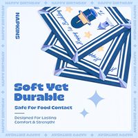 144 pièces bébé premier anniversaire décorations sert 24 avec No 1. assiettes serviettes 9oz tasses et couverts couleur bleu nautique