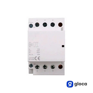 Gloca AC CONTACTOR ราง DIN 3P 220V ระบบอัตโนมัติ63A อุตสาหกรรม - Product Image 2