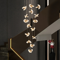 Plafonnier led suspendu composé de boules de cristal ajourées, Design moderne, éclairage d'intérieur, luminaire décoratif de plafond, idéal pour une entrée, une Villa ou des escaliers, K9