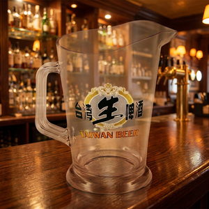 2000ml BPA Free Classic Eco-Friendly Promotional Plastic with Handle <b>Camping</b> Pub Drinking Water Jug - Product Image 3