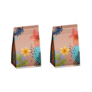 Bolsa autosellable a prueba de humedad para envasado de alimentos para mascotas, bolsa de plástico y aluminio con sellado de ocho lados para alimentos liofilizados, venta al por mayor. - Product Image 4