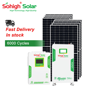 Kit Solare Ibrido Sostenibile da 3kw 5kw 10kw 12kw per Uso Domestico, Sistema di Alimentazione Solare Residenziale - Product Image 1