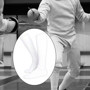 Accessoires d'<span class=keywords><strong>escrime</strong></span> <span class=keywords><strong>Chaussettes</strong></span> d'<span class=keywords><strong>escrime</strong></span> hautes et longues en coton pour enfants et adultes pour feuille de sabre d'épée - Product Image 1