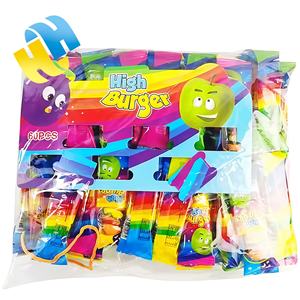 Caramelos Duros Halal Mixtos con Sabor a Frutas al por Mayor, Piruletas de Hamburguesa, Caramelos de Cera, Caja Multicolor, Embalaje para Niños, Juguete de Caramelo, OEM - Product Image 3