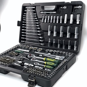 ชุดเครื่องมือซ่อมรถยนต์150ชิ้นฮาร์ดแวร์ชั้นวางเครื่อง - Product Image 6