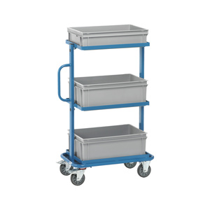 Hot Sell Warehouse Heavy Duty Strudy con mango extraíble Warehouse Tools Bin Cart - Product Image 6
