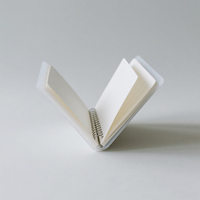 Benutzer definierte gedruckte Logo-Notizbücher Klare PVC-Abdeckung A5 Sublimation Spiral Blank Notebook-Planer