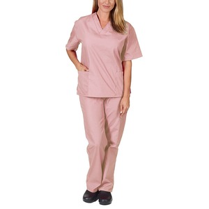 Ensembles d'uniformes d'allaitement pour femmes hommes ensemble de gommages uniformes d'infirmière pour hôpital médecin haut et pantalon avec plusieurs poches - Product Image 3
