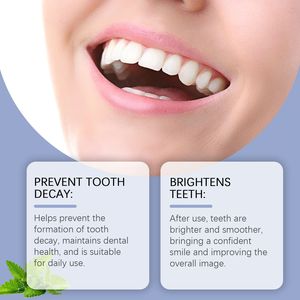 EELHOE Blanqueamiento de Dientes Profundos Diarios <span class=keywords><strong>Antibacteriano</strong></span> Aliento de Luz Fría Goma <span class=keywords><strong>Enjuague</strong></span> <span class=keywords><strong>Bucal</strong></span> Fresco Gránulos Limpieza de Dientes Portátil Adulto - Product Image 4