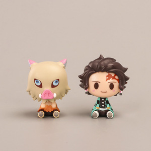 Figurine d'<span class=keywords><strong>action</strong></span> en PVC mignonne de 4,5 cm, 4 designs en un seul ensemble, pour les fans de l'anime Kamado Tanjirou, en cadeau - Product Image 6