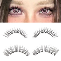 Ong Doux Aimant Cils Bandes Aimant Faux Pleine Bande Cils Chat Cils Naturel Faux Vison Oeil Bandes Cils Magnétiques