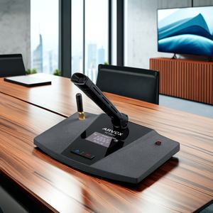 Sistema de micrófono de Audio de escritorio inalámbrico Goosek profesional de 2,4 Ghz sin manos para sala de reuniones, Conferencia - Product Image 6