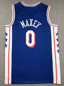 قميص كرة السلة الجديد لموسم 2026 رقم 21 لجويل إمبييد ورقم 0 تايريس ماكسي، زي رياضي صيفي عالي الجودة قابل للتنفس مع تطريز مخيط، إصدار المدينة - Product Image 4