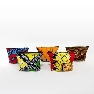 새로운 디자인 앙카라 동전 가방 패션 아프리카 프린트 캐주얼 매일 선물 가방