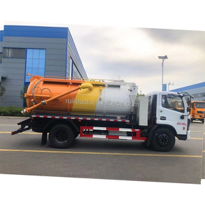 Camión de Succión al Vacío, Camión para Tanques Sépticos, Camión de Limpieza de Aguas Residuales para Dongfeng Isuzu - Product Image 4