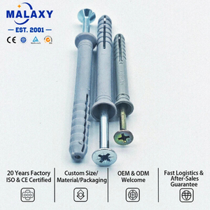 Vis autotaraudeuse à expansion en acier galvanisé haute résistance Malaxy avec tête fraisée en nylon et plastique pour fixations de charpente - Product Image 3