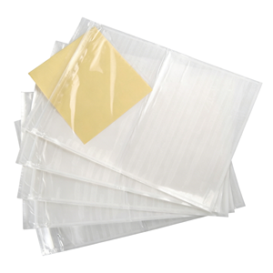 Factory Wholesale Self Adhesive Packing List Bag High Quality Clear OPP Back Glue Pouch Custom Size Color Thickness for <b>Logistic</b> - Product Image 2