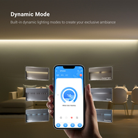 Contrôleur LED musical PWM CCT 2 canaux SP632E DC5-24V avec variateur APP, télécommande RF, synchronisation musicale multi-modes, garantie 5 ans, facile à utiliser