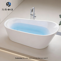 Baignoire autoportante ovale moderne pour, vente en gros d'usine, usage domestique, salle de bain, hôtel, projet villa