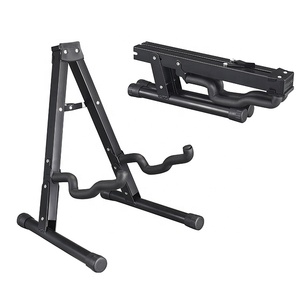 حامل جيتار ويوكليلي معدني قابل للطي من راييو GH-551 - متين وصديق للبيئة باللون الأسود - Product Image 1