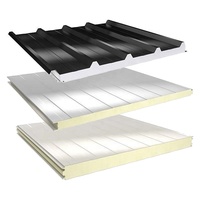 Easy Installation Best Price PU/PIR/PUR Facade Polyurethane Sandwich Panel for Roof and Wall for Cold Room Construction Material