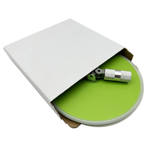 9 inch vách thạch cao cực Sander vòng cực Sander <span class=keywords><strong>360</strong></span> độ Quay vòng tròn tay chà nhám đầu cho tường khô - Product Image 4