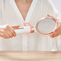Ensemble de douche haute pression à ions négatifs portatif avec trois modes réglables (jet de pluie, massage) pour salle de bain