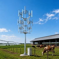 Éolienne à axe vertical de 1 kW à 100 kW, générateur modulaire, arbre éolien, faible vitesse du vent, petit système d'énergie éolienne