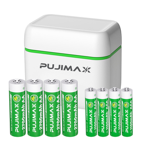 Pujimax bán buôn 1100mAh 2700mAh AA có thể sạc lại Nickel kim loại Hydride pin (Ni-MH) pin và 1.2V Nimh pin sạc - Product Image 1