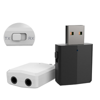 Émetteur-récepteur audio Bluetooth 5.0 3 en 1 Stéréo 3,5 mm USB Adaptateur sans fil Bluetooth pour TV PC Kit voiture Casque ZF169 P