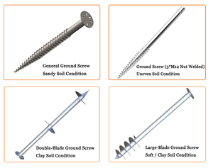 D76 1800 Mm 2000 Mm Mạ Kẽm Mặt Đất Vít Xoắn Ốc Đống Cơ Sở Kim Loại Giá Rẻ Krinner Mặt Đất Vít - Product Image 3