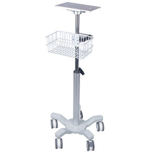 Chariot de surveillance d'électrocardiogramme sur mesure et réglable avec support en alliage d'aluminium pour ventilateurs et tensiomètres - Product Image 1