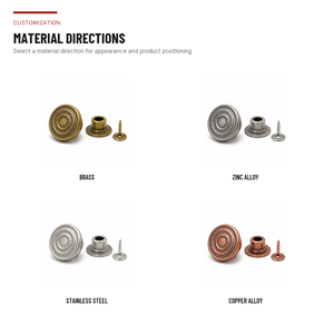 Boutons et rivets pour jeans à prix d'usine, attaches en denim de couleur personnalisée pour vêtements en denim - Product Image 2