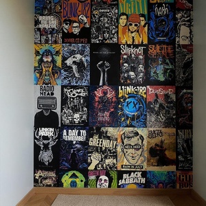 <span class=keywords><strong>Papier</strong></span> <span class=keywords><strong>peint</strong></span> de décoration murale intérieure personnalisée pour affiches de groupes de rock et <span class=keywords><strong>papier</strong></span> <span class=keywords><strong>peint</strong></span> de conception artistique d'album - Product Image 3
