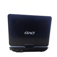Lecteur DVD portable 7 pouces, mini écran LCD avec batterie, télécommande, écran pivotant, pour la maison