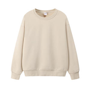 สเวตเชิ้ตผ้าฝ้ายโอเวอร์ไซส์ของผู้ชายเสื้อคอกลมวินเทจพิมพ์โลโก้ได้ตามต้องการ - Product Image 4