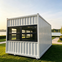 Villa conteneur moderne pliable entièrement équipée et respirante, prête à l'emploi, petite maison modulaire, bureau, salle de sport, garantie 3 ans